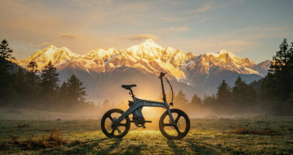 Bicicleta elétrica dobrável DYU T1 20″, 250 W, leve