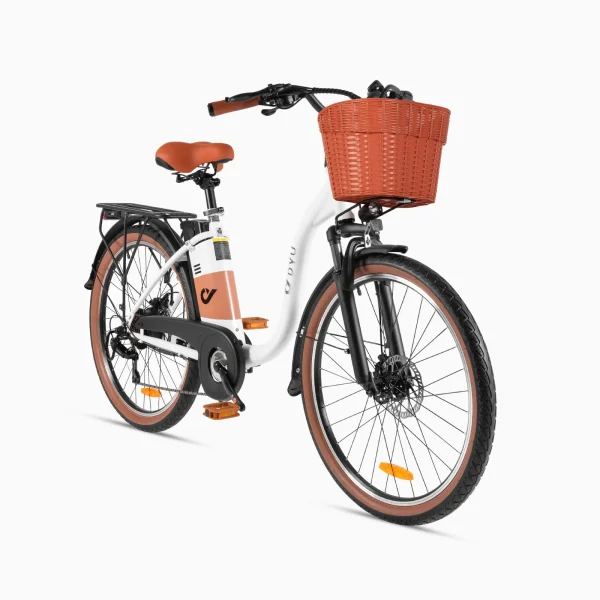 DYU C6 Pro 26in City E-Bike, 250W, 80KM Range - immagine 7