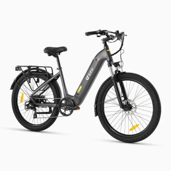 DYU C1 26in City E-Bike, 500W, 65KM Range - Image 3