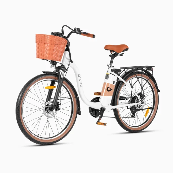 DYU C6 Pro 26in City E-Bike, 250W, 80KM Range - immagine 5