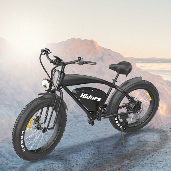 Hidoes B3 1200W Electric Bike - Retro Vintage Fat Tire E-Bike for Adventure and City Rides - Image 3