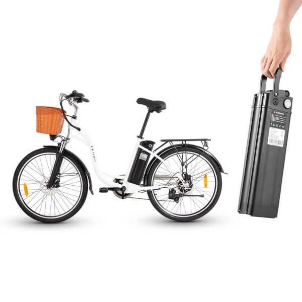 DYU C6 26in City E-Bike, 250W, 60KM Range - immagine 3