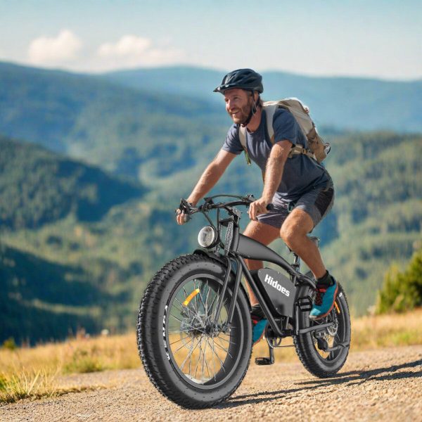 Hidoes B3 1200W Electric Bike - Retro Vintage Fat Tire E-Bike for Adventure and City Rides - Image 2
