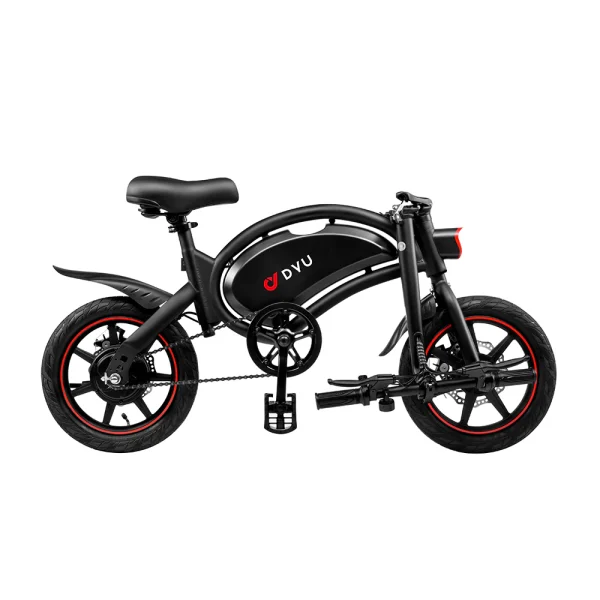 DYU D3F 14in Mini Folding E-Bike, 250W, 60KM Range - immagine 3