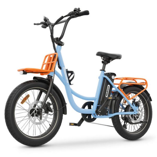 Hidoes C6 350W Electric Commuter E-Bike with Passenger Seat – Compact, Efficient, and Stylish - Image 3