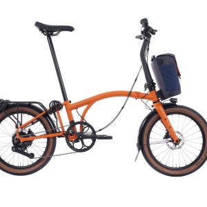 Brompton Electric G Line avec cadre à roulettes - Vélo électrique pliable à 4 vitesses avec freins à disque hydrauliques