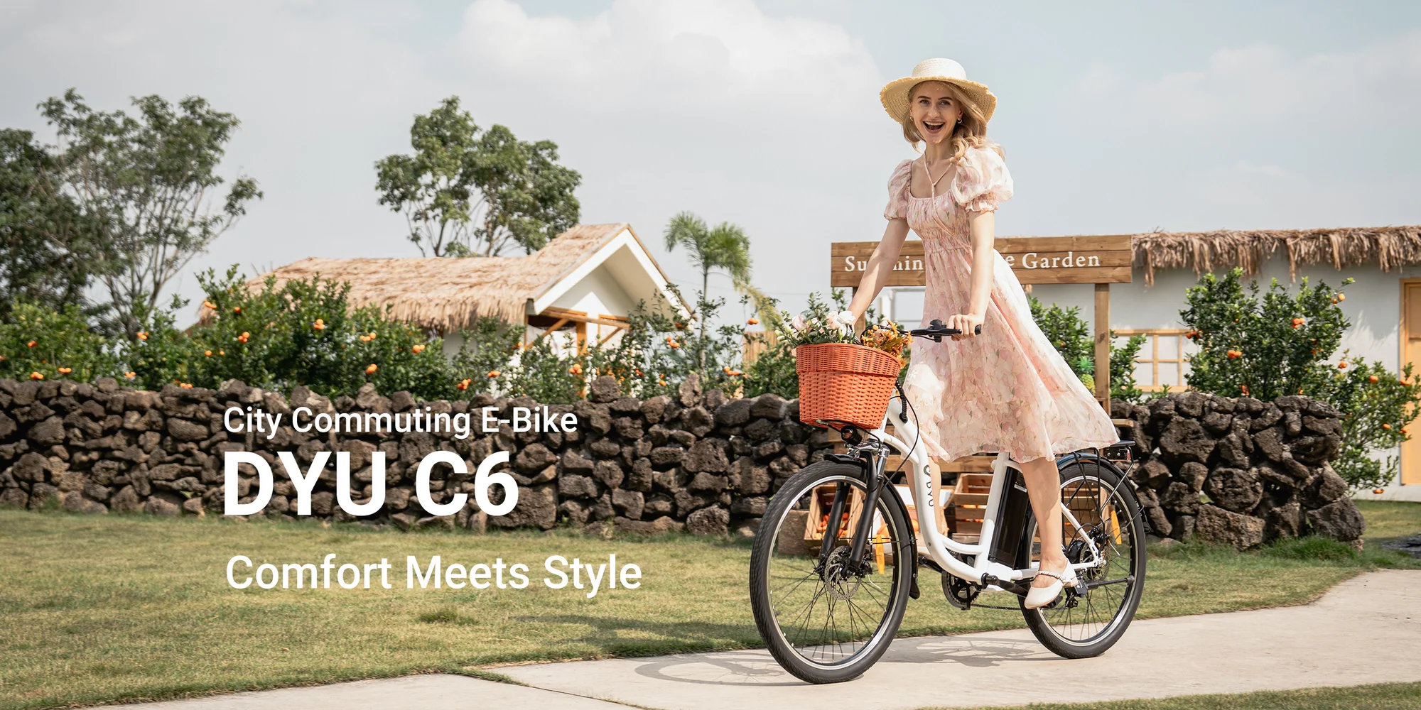 DYU C6 26-tums stadscykel, 250 W, 60 km räckvidd 1