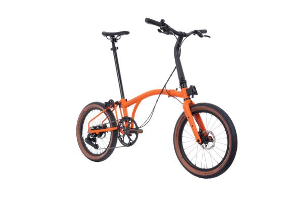 Brompton G Line 8-Speed Folding Bike - Adventure Orange, Medium Size - Image 3