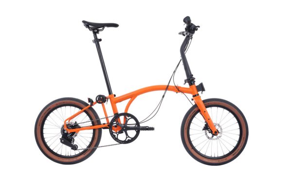 Brompton G Line 8-Speed Folding Bike - Adventure Orange, Medium Size