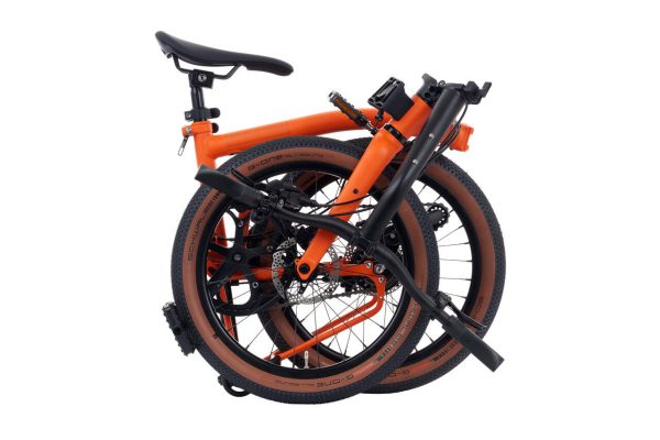 Brompton G Line 8-Speed Folding Bike - Adventure Orange, Medium Size - Image 5