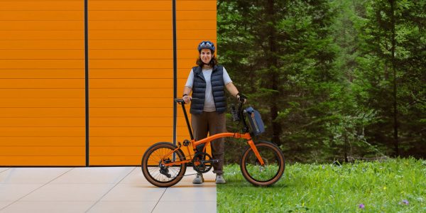 Brompton G Line 8-Speed Folding Bike - Adventure Orange, Medium Size - Image 6