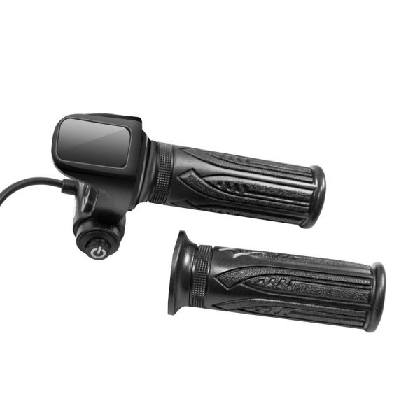 DYU Twist Throttle Handlebar for E-Bikes, Voltage Display - Image 2