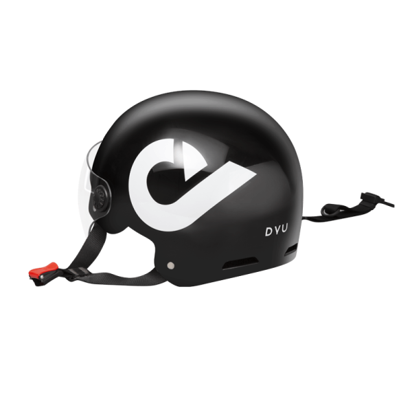 DYU Helmet for E-Bikes, UV400 Goggles, Adjustable
