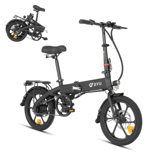 DYU A1F Pro 16in Folding E-Bike, 250W, Easy Storage - immagine 5