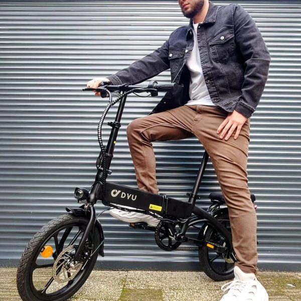 DYU A1F Pro 16in Folding E-Bike, 250W, Easy Storage - immagine 2