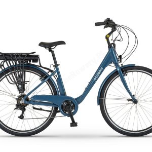 Ecobike Basique 2025 | Vélo Électrique Urbain Bleu Pétrole – Autonomie 90 km