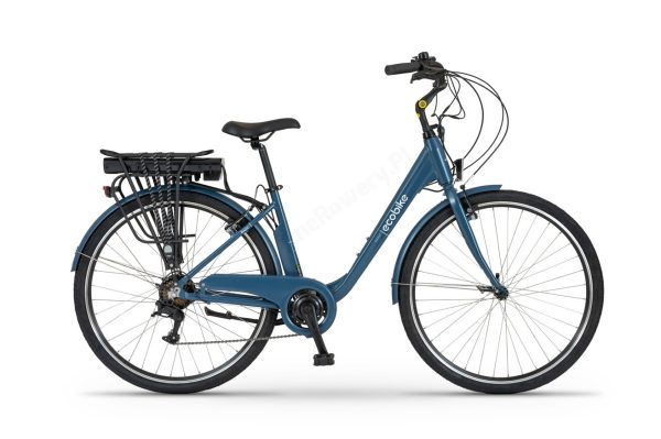 Ecobike Basic 2025 | Petrol Blue Urban Electric Bike – 90 km Range