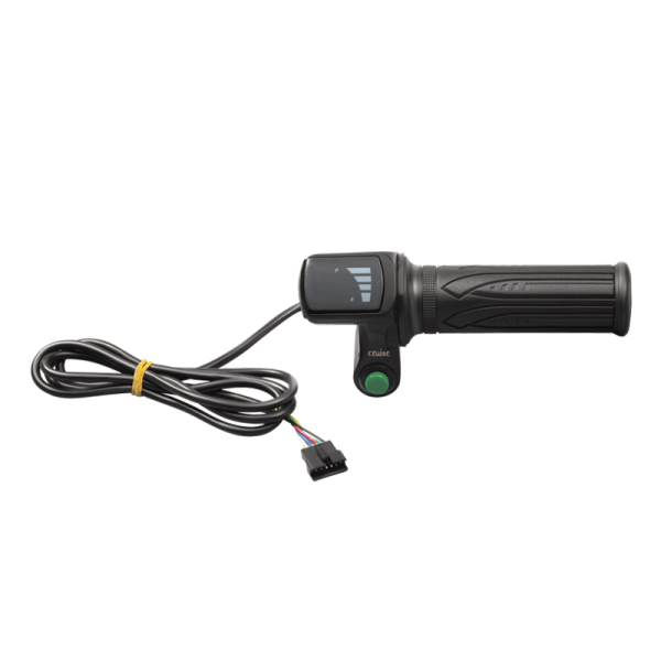 DYU Twist Throttle Handlebar for E-Bikes, Voltage Display - Image 3