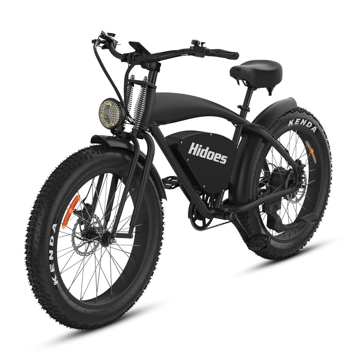 Hidoes B3 1200W Electric Bike - Retro Vintage Fat Tire E-Bike for Adventure and City Rides - Image 5