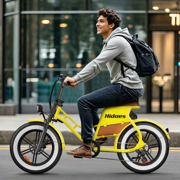 Hidoes C8 700W Fat Tire Electric Bike – Powerful 50-Mile Range Urban Commuter - Image 2