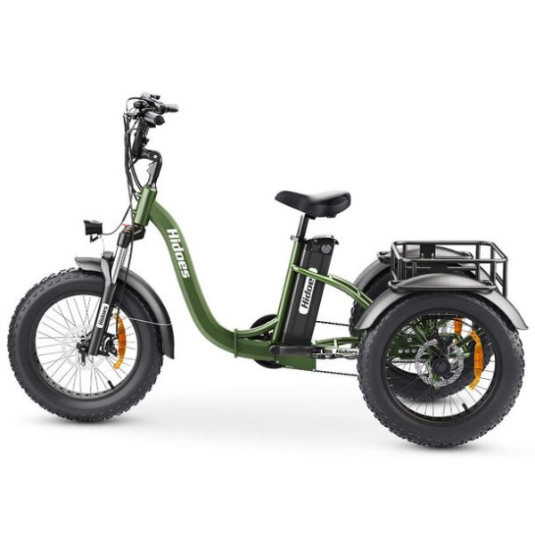 Hidoes ET1 750W Electric Tricycle – Powerful Fat Tire E-Trike with Long-Lasting 20Ah Battery - Image 5