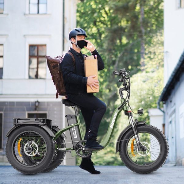 Hidoes ET1 750W Electric Tricycle – Powerful Fat Tire E-Trike with Long-Lasting 20Ah Battery - Image 2