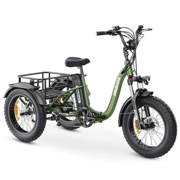 Hidoes ET1 750W Electric Tricycle – Powerful Fat Tire E-Trike with Long-Lasting 20Ah Battery - Image 6