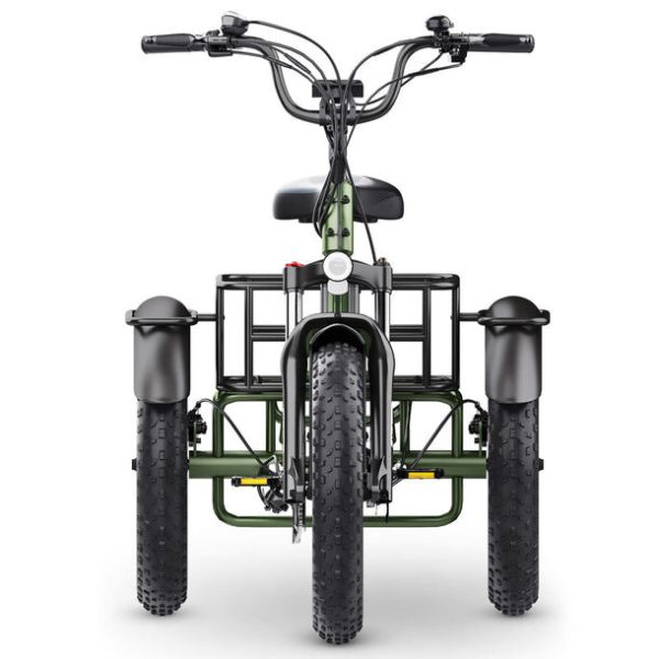 Hidoes ET1 750W Electric Tricycle – Powerful Fat Tire E-Trike with Long-Lasting 20Ah Battery - Image 3