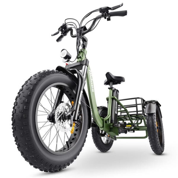 Hidoes ET1 750W Electric Tricycle – Powerful Fat Tire E-Trike with Long-Lasting 20Ah Battery - Image 8
