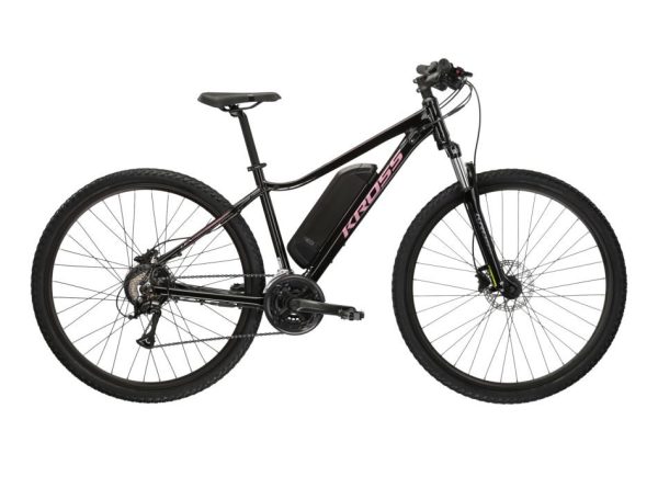 Kross Lea Boost 522 27.5" – Black-pink gloss, 21 gears, 522 Wh