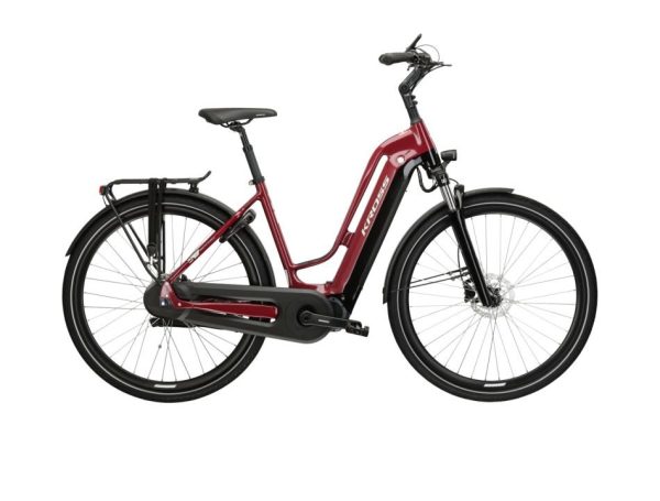 Kross Sentio Hybrid 6.0 500 – Elegant cherry-black gloss e-trekking bike