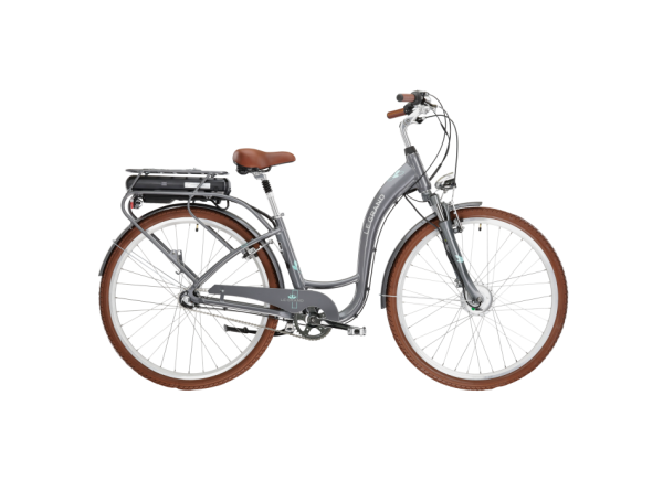 Kross Le Grand Elille 1.450 28" – Gray-green gloss, 3 gears, 450 Wh