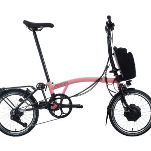 Brompton Electric C Line Urban – 4 vitesses avec cadre à roulettes | Vélo électrique pliable compact pour les navetteurs urbains