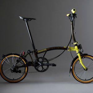 Brompton x Tour de France Vélo pliant 6 vitesses C Line - Leaders jaune, guidon central