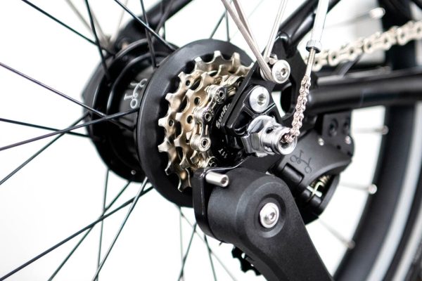Brompton Electric P Line Explore 12‑Speed Folding E‑Bike – Roller Frame Ready - Image 7