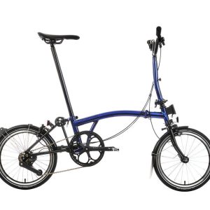 Brompton Electric Vélo électrique pliable PLine Explore 12 vitesses – Prêt pour le cadre à rouleaux