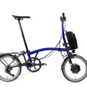 Brompton Electric P Line Explore Vélo électrique pliable à 12 vitesses – Vélo de banlieue léger et compact