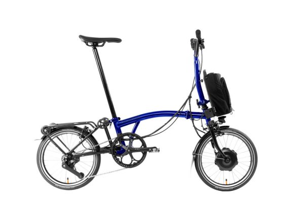 Brompton Electric P Line Explore 12-Speed Folding E-Bike – Lightweight & Compact Urban Commuter