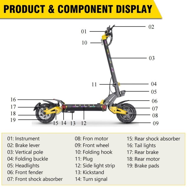 iENYRID ES60 2400W Dual Motor Electric Scooter – 75KM Range, Off-Road Ready Beast - Image 14