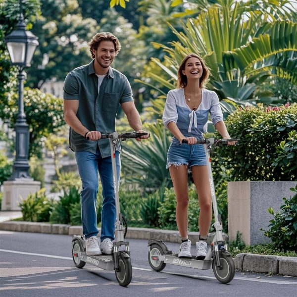 iENYRID M1 500W Folding Electric Scooter – Smart App Control, Dual Brakes, Off-Road Tires - Image 5