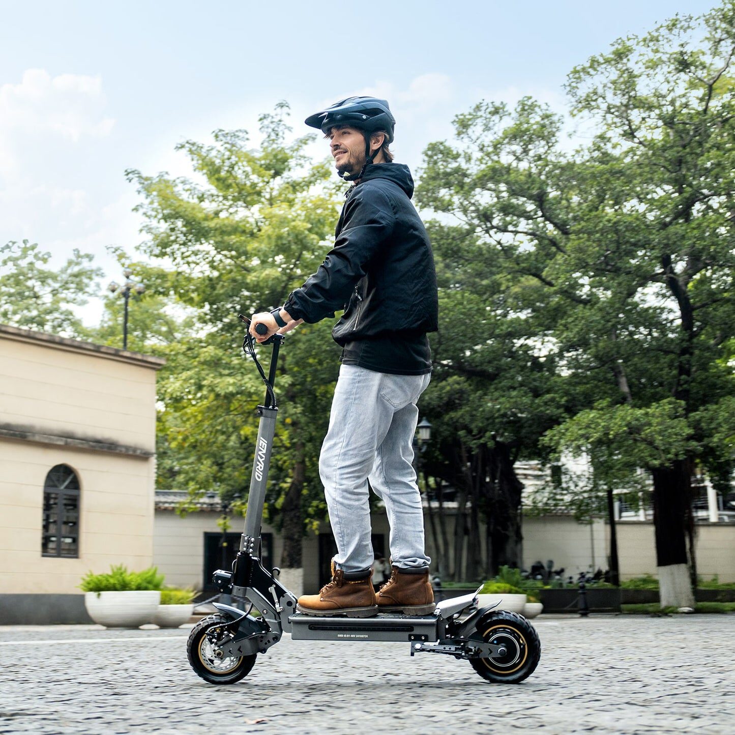 iENYRID S1 700W Off-Road Electric Scooter – 40KM Range, Dual Suspension, Fat Tyres - Bild 4