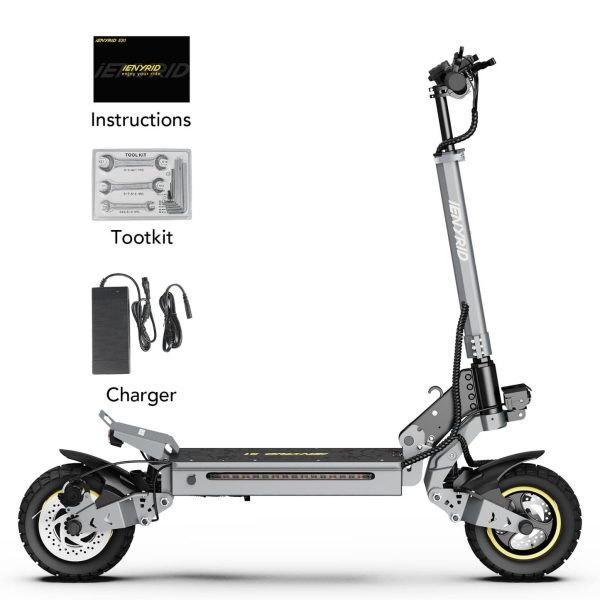 iENYRID S1 700W Off-Road Electric Scooter – 40KM Range, Dual Suspension, Fat Tyres - Image 14