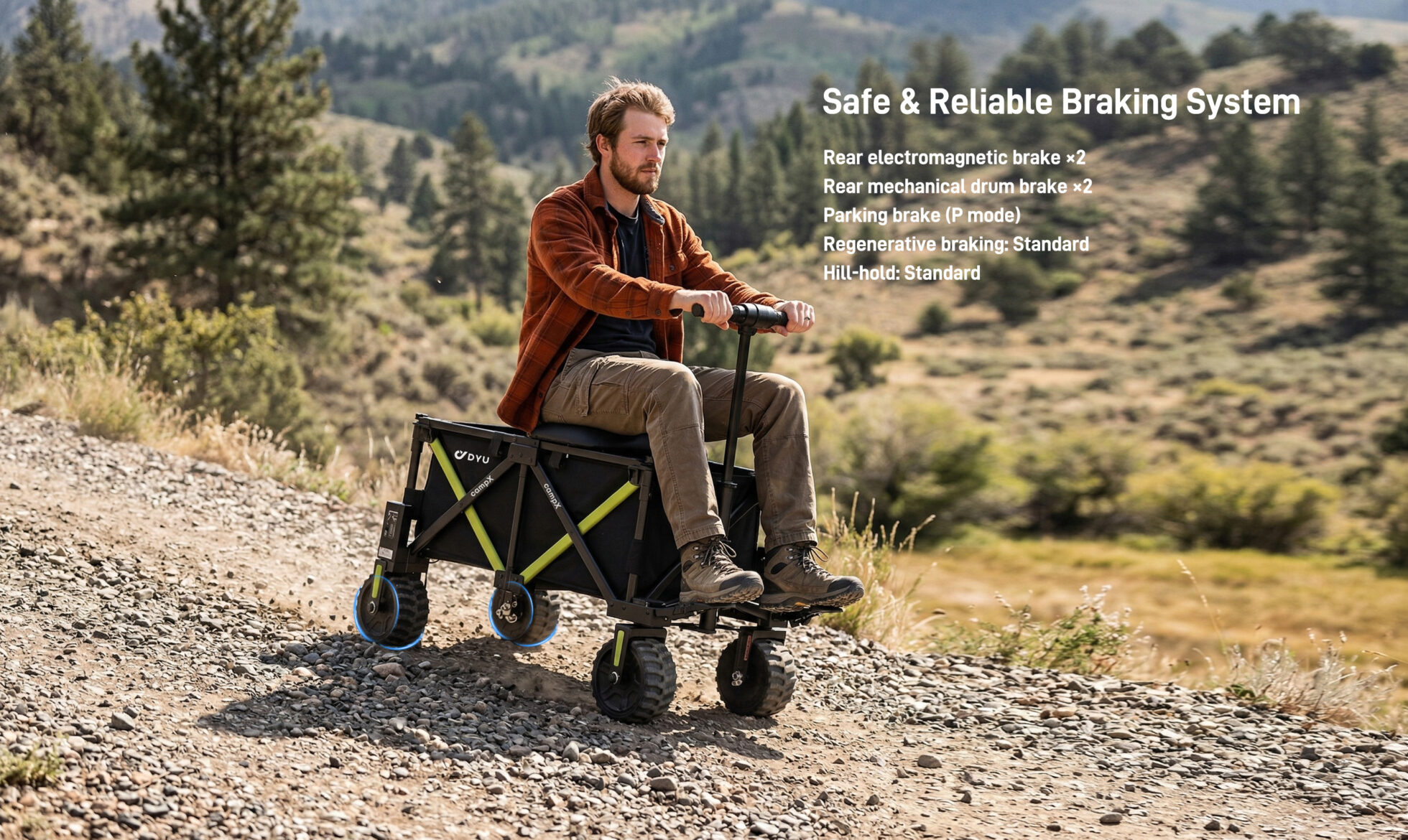 DYU CampX Triple Braking System