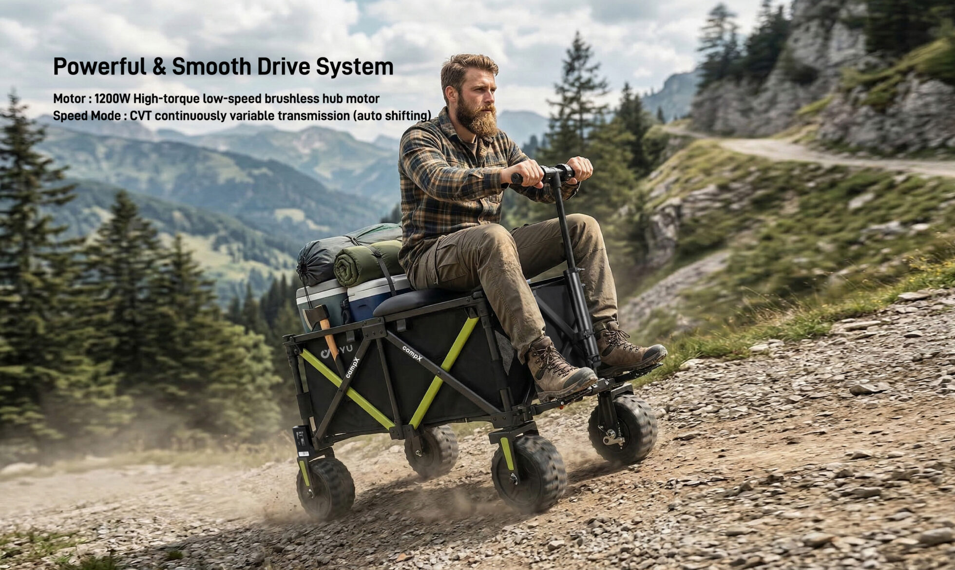 DYU CampX Powerful Drive System