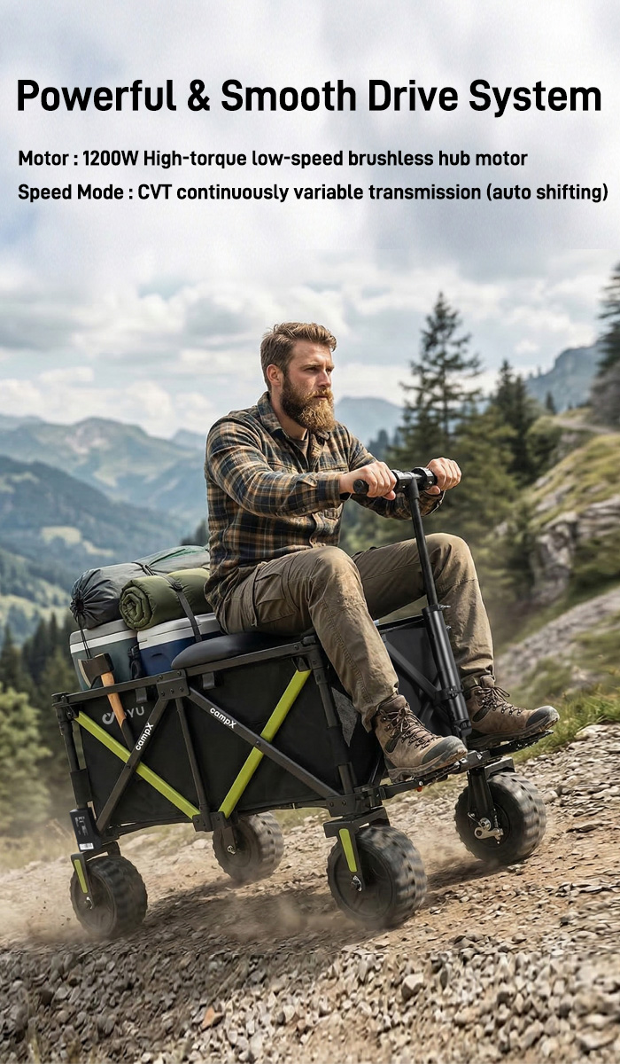 DYU CampX Powerful Drive System