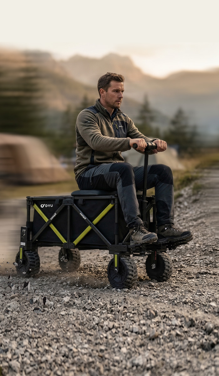 DYU CampX Foldable Electric Wagon
