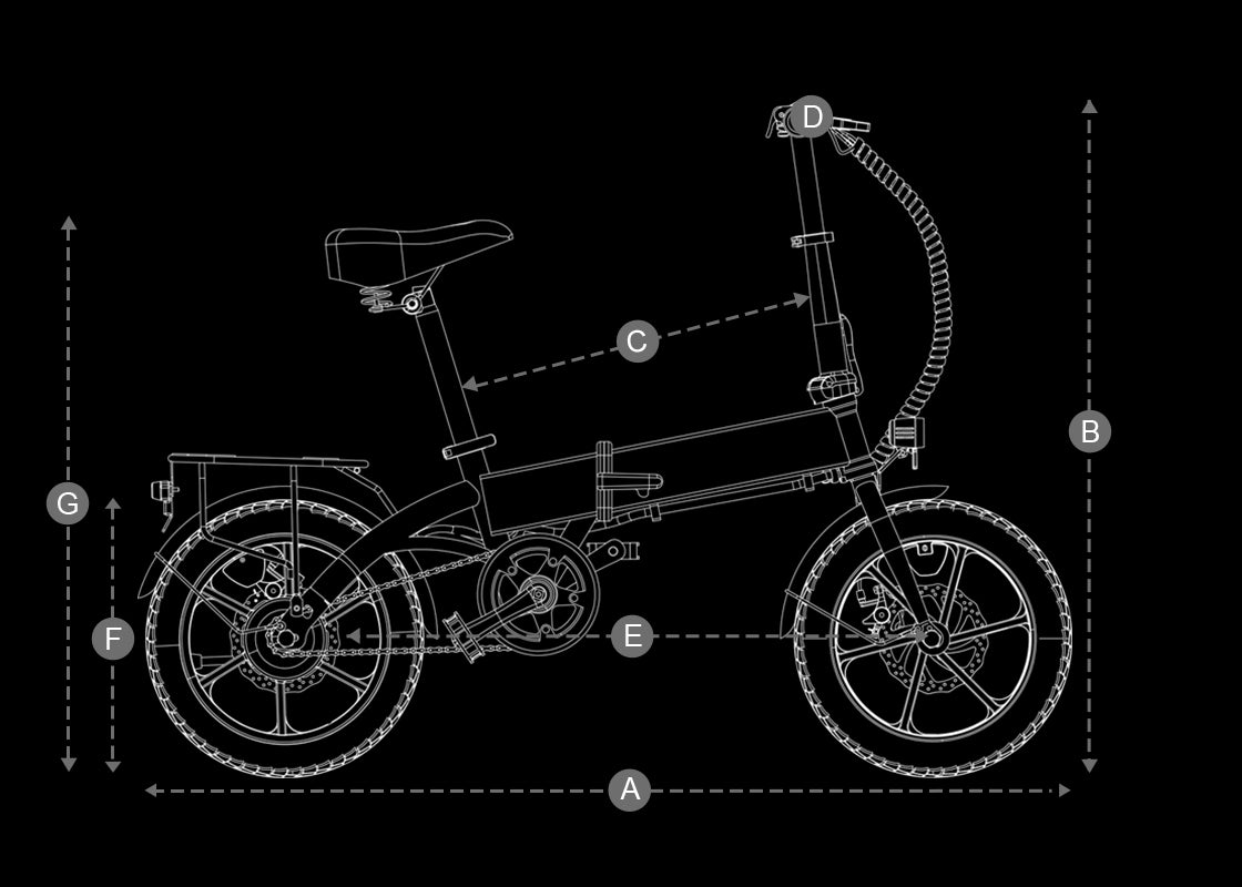 DYU A1F Pro afmetingendiagram basisgeometrie