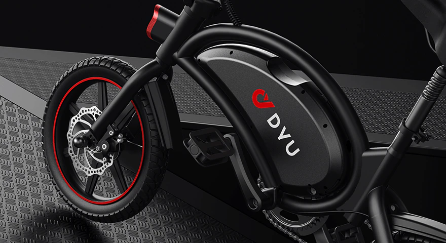 Bicicleta elétrica dobrada DYU D3F