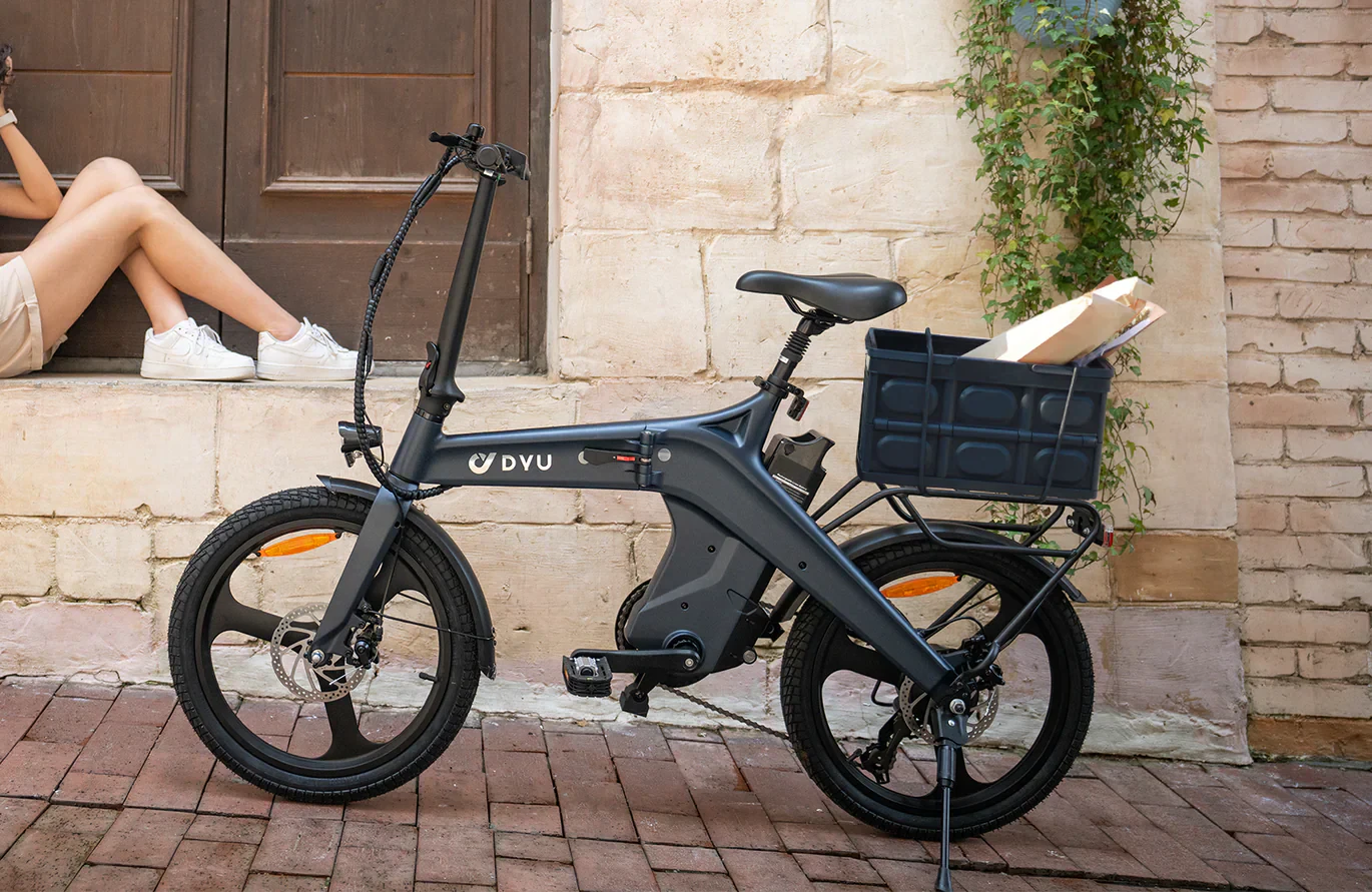 Bagageiro traseiro e capacidade de carga da DYU T1