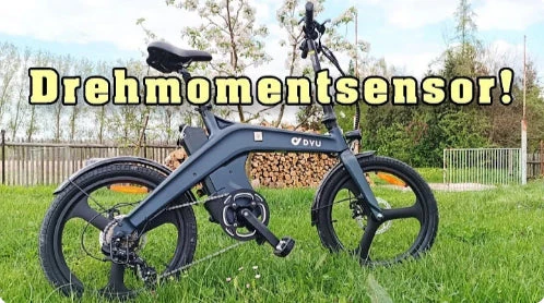 Bicicleta elétrica dobrável DYU T1 20 ″, 250 W, leve 9